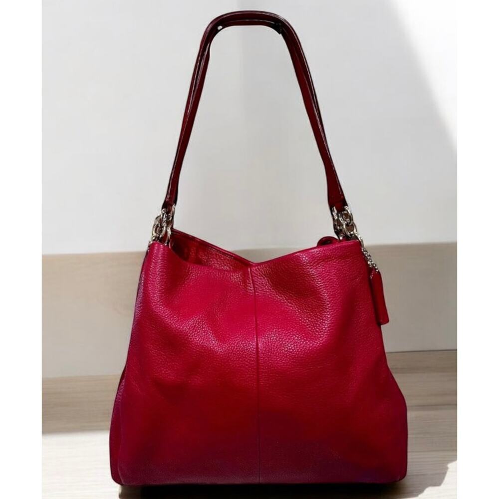 Coach F35723 Madison Phoebe Leather Shoulder Bag - Picture 1 of 12